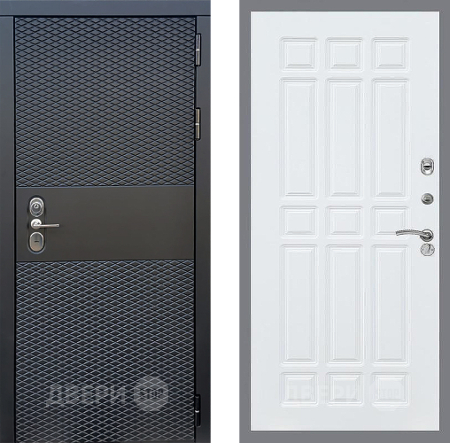 Входная металлическая Дверь Стоп БЛЭК CISA ФЛ-33 Силк Сноу в Бронницах