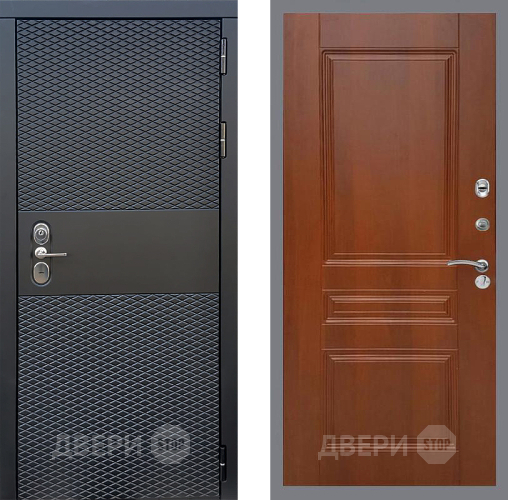 Входная металлическая Дверь Стоп БЛЭК CISA ФЛ-243 Итальянский орех в Бронницах