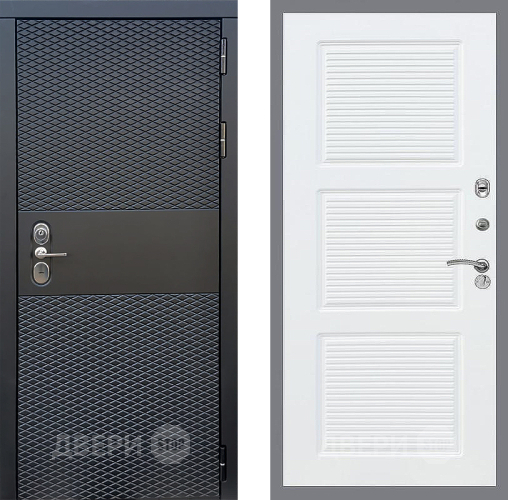 Дверь Стоп БЛЭК CISA ФЛ-1 Силк Сноу в Бронницах