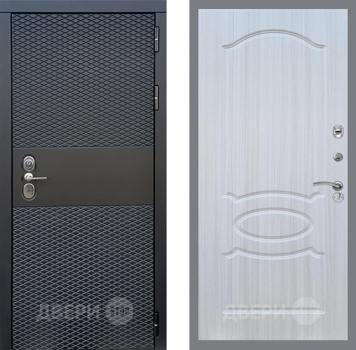 Входная металлическая Дверь Стоп БЛЭК CISA ФЛ-128 Сандал белый в Бронницах