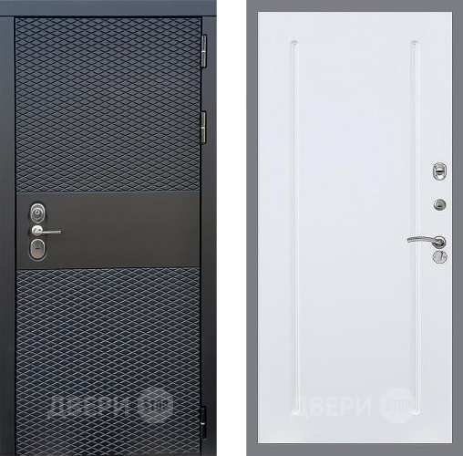 Дверь Стоп БЛЭК CISA ФЛ-68 Силк Сноу в Бронницах
