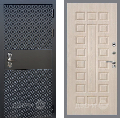 Входная металлическая Дверь Стоп БЛЭК CISA ФЛ-183 Беленый дуб в Бронницах