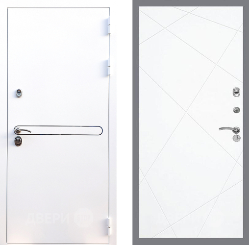 Входная металлическая Дверь Стоп Лайн Вайт ФЛ-291 Силк Сноу в Бронницах