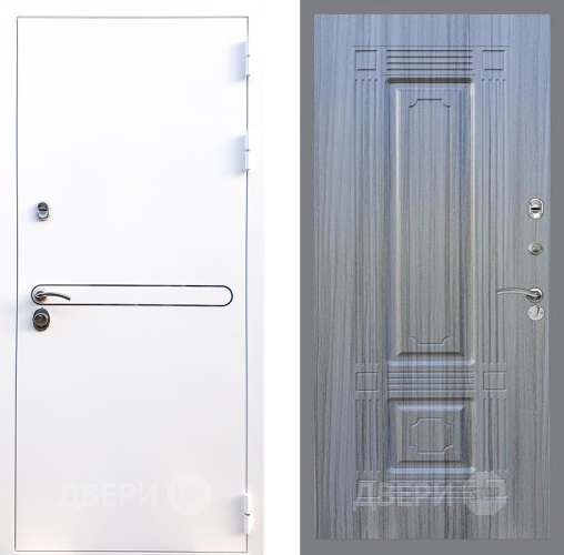 Входная металлическая Дверь Стоп Лайн Вайт ФЛ-2 Сандал грей в Бронницах