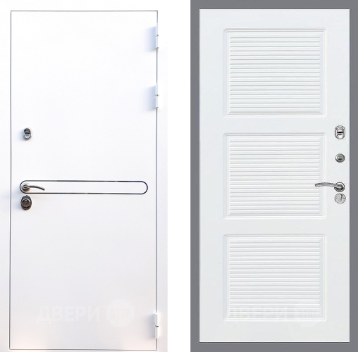 Входная металлическая Дверь Стоп Лайн Вайт ФЛ-1 Силк Сноу в Бронницах