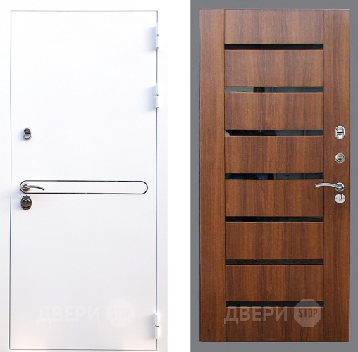 Дверь Стоп Лайн Вайт СБ-14 Орех бренди в Бронницах