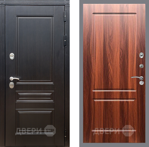 Входная металлическая Дверь Стоп МЕГАПОЛИС ФЛ-117 Итальянский орех в Бронницах