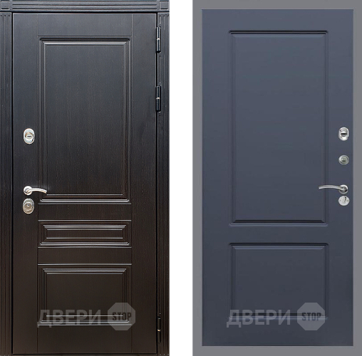 Входная металлическая Дверь Стоп МЕГАПОЛИС ФЛ-117 Силк титан в Бронницах