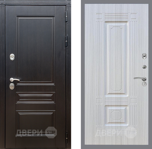 Входная металлическая Дверь Стоп МЕГАПОЛИС ФЛ-2 Сандал белый в Бронницах