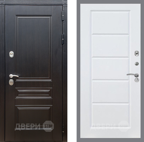 Входная металлическая Дверь Стоп МЕГАПОЛИС ФЛ-39 Силк Сноу в Бронницах