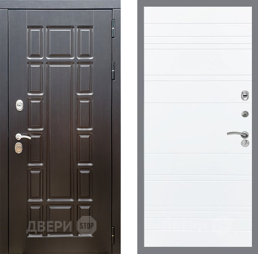 Входная металлическая Дверь Стоп НЬЮ ЙОРК Лайн Силк Сноу в Бронницах