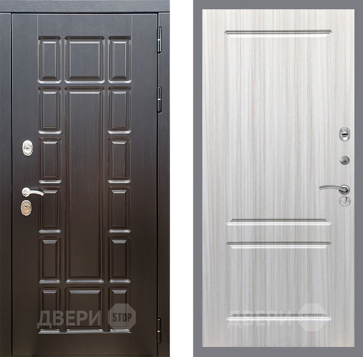 Входная металлическая Дверь Стоп НЬЮ ЙОРК ФЛ-117 Сандал белый в Бронницах