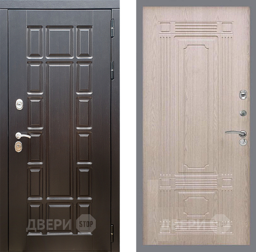 Входная металлическая Дверь Стоп НЬЮ ЙОРК ФЛ-2 Беленый дуб в Бронницах