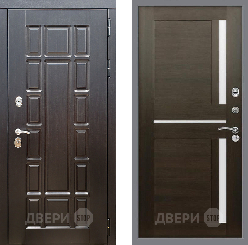 Входная металлическая Дверь Стоп НЬЮ ЙОРК СБ-18 Венге в Бронницах