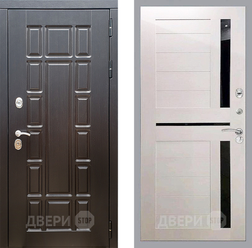 Входная металлическая Дверь Стоп НЬЮ ЙОРК СБ-18 Лиственница беж в Бронницах