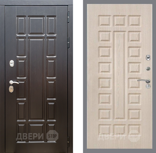 Входная металлическая Дверь Стоп НЬЮ ЙОРК ФЛ-183 Беленый дуб в Бронницах