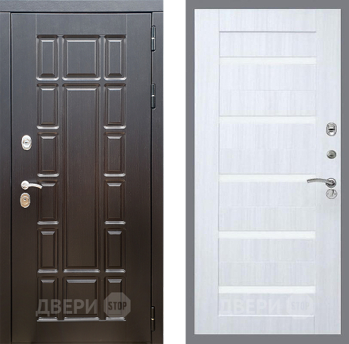 Входная металлическая Дверь Стоп НЬЮ ЙОРК СБ-14 Сандал белый в Бронницах