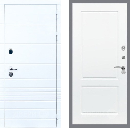 Дверь Стоп ТРЕНДО ФЛ-117 Силк Сноу в Бронницах