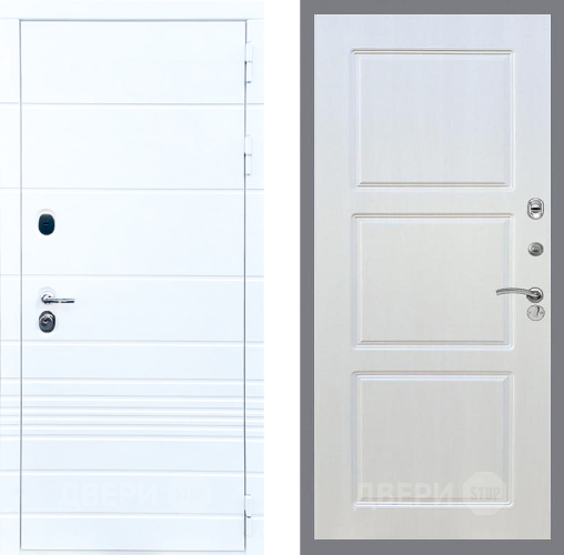 Дверь Стоп ТРЕНДО ФЛ-3 Лиственница беж в Бронницах