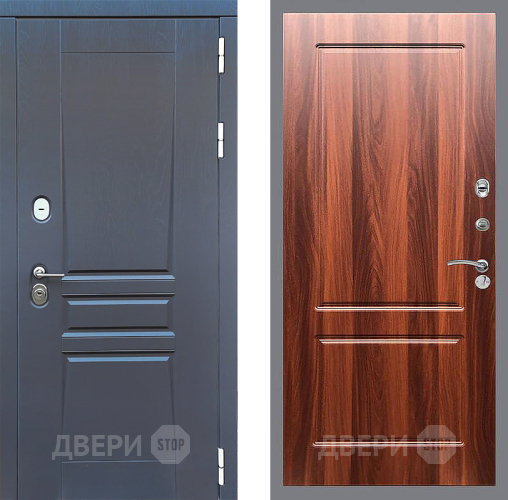 Входная металлическая Дверь Стоп ПЛАТИНУМ ФЛ-117 Итальянский орех в Бронницах