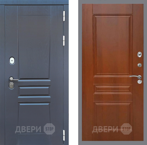 Входная металлическая Дверь Стоп ПЛАТИНУМ ФЛ-243 Итальянский орех в Бронницах
