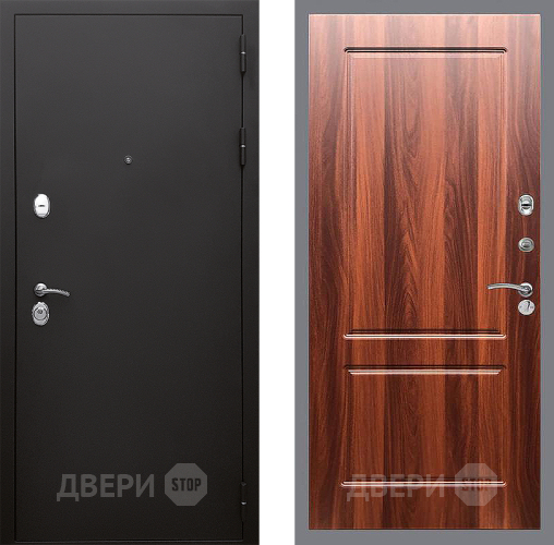 Входная металлическая Дверь Стоп КЛАССИК Шагрень ФЛ-117 Итальянский орех в Бронницах