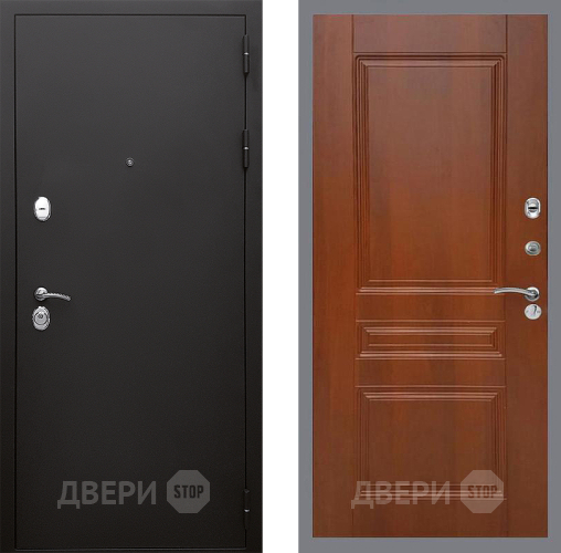 Входная металлическая Дверь Стоп КЛАССИК Шагрень ФЛ-243 Итальянский орех в Бронницах