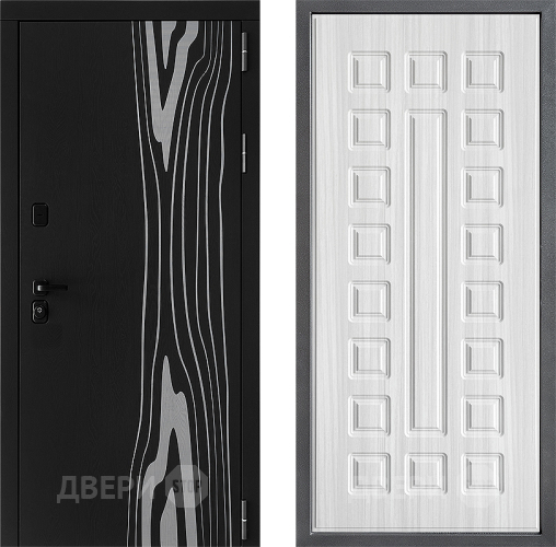 Входная металлическая Дверь Дверной континент ДК-12 ФЛ-183 Сандал белый в Бронницах