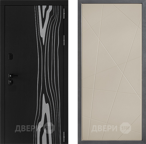 Входная металлическая Дверь Дверной континент ДК-12 ФЛ-655 Капучино в Бронницах