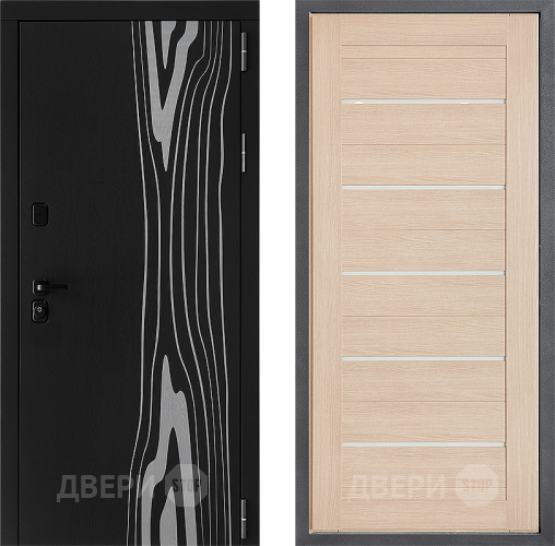 Входная металлическая Дверь Дверной континент ДК-12 ФЛ-46 Капучино в Бронницах