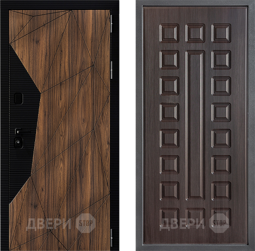 Входная металлическая Дверь Дверной континент ДК-11 ФЛ-183 Венге в Бронницах