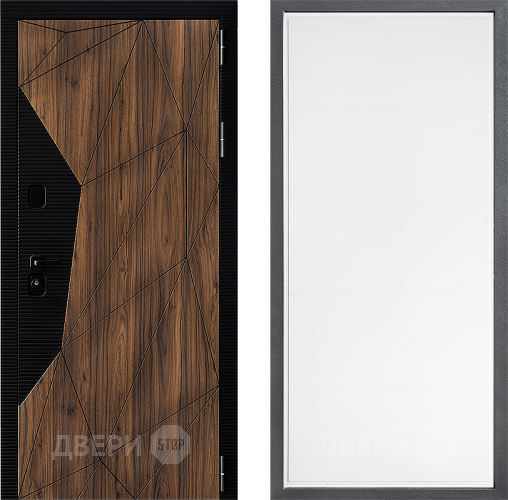 Входная металлическая Дверь Дверной континент ДК-11 ФЛ-649 Белый софт в Бронницах