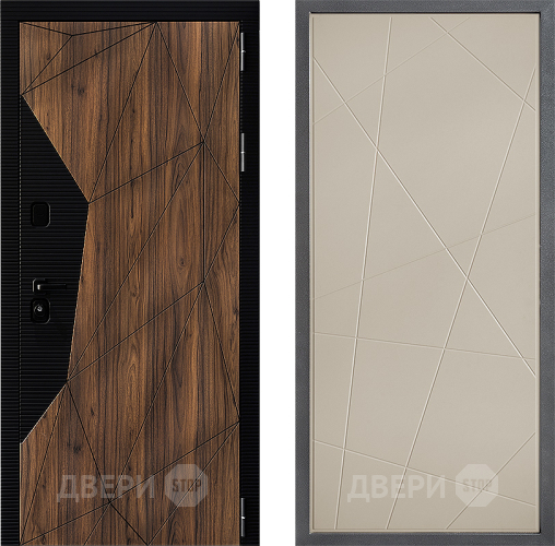 Входная металлическая Дверь Дверной континент ДК-11 ФЛ-655 Капучино в Бронницах