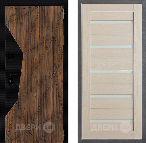 Входная металлическая Дверь Дверной континент ДК-11 ФЛ-47 Капучино в Бронницах