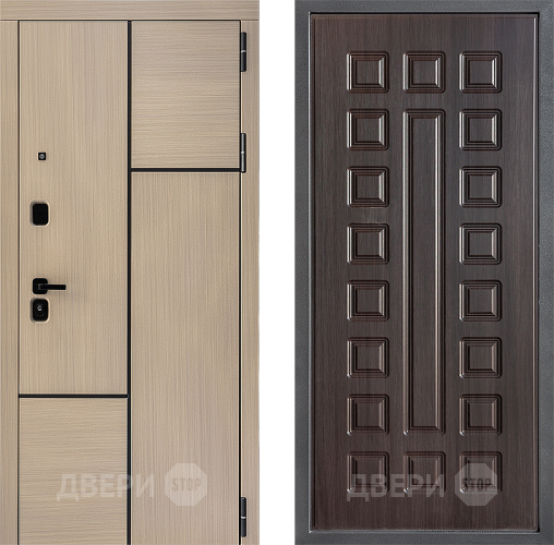 Входная металлическая Дверь Дверной континент ДК-14 ФЛ-183 Венге в Бронницах