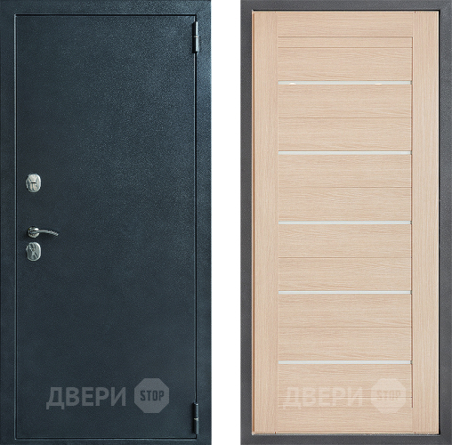 Входная металлическая Дверь Дверной континент ДК-70 Дизайн ФЛ-46 Капучино в Бронницах