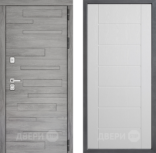 Дверь Дверной континент ДК-10 ФЛ-Лайн Белое дерево в Бронницах