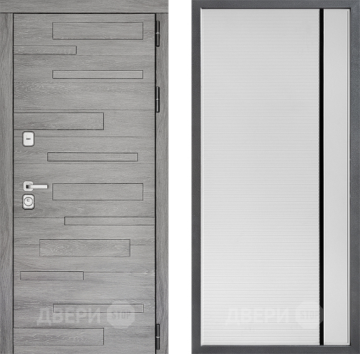 Дверь Дверной континент ДК-10 ФЛ-757 Черное Стекло Софт милк в Бронницах