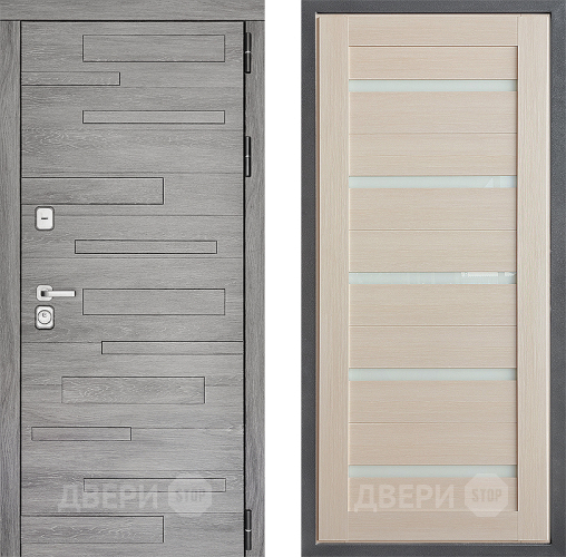 Входная металлическая Дверь Дверной континент ДК-10 ФЛ-47 Капучино в Бронницах