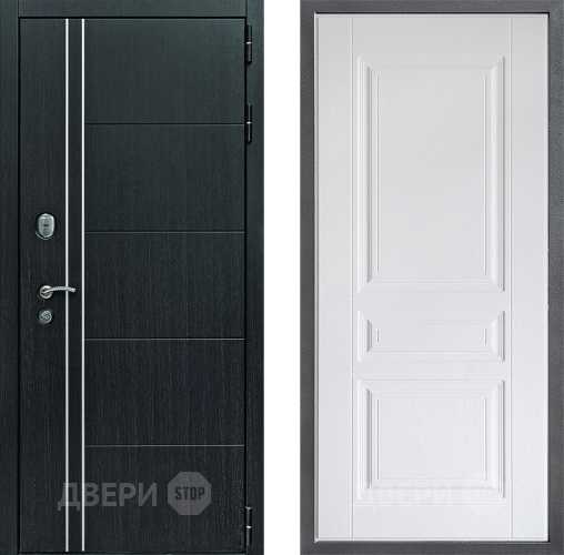 Дверь Дверной континент Теплолюкс Дизайн ФЛ-243 Альберо Браш серебро в Бронницах