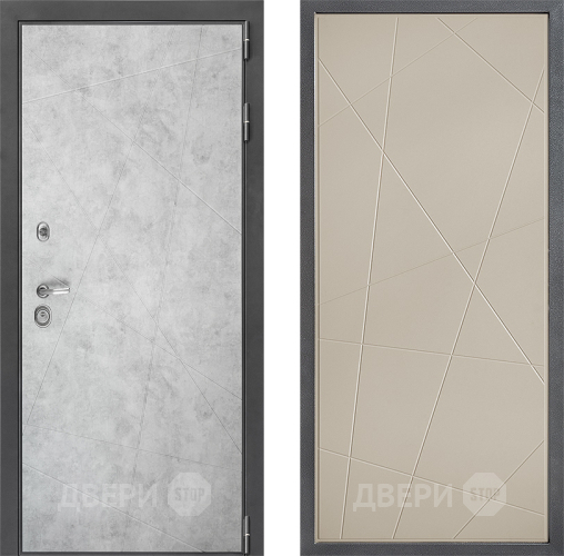 Входная металлическая Дверь Дверной континент ДК-3/743 ФЛ-655 Капучино в Бронницах