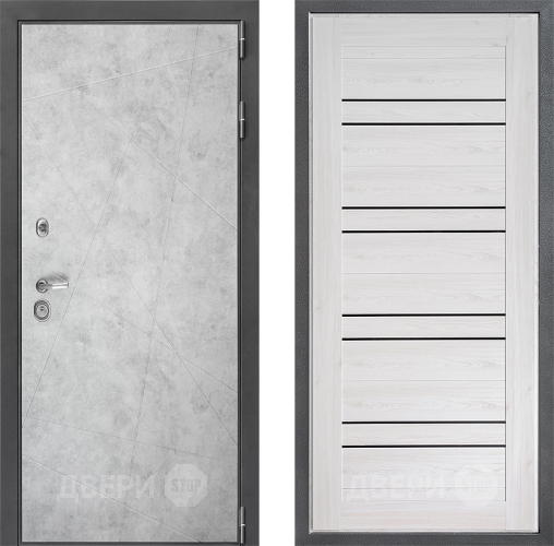 Входная металлическая Дверь Дверной континент ДК-3/743 ФЛ-49 Сосна белая в Бронницах