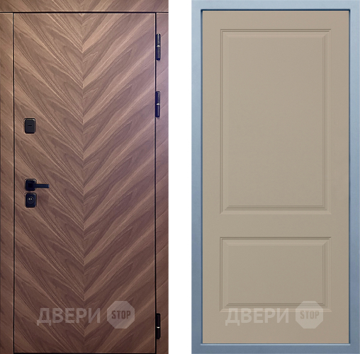 Входная металлическая Дверь Дива МД-98 Д-7 Шампань в Бронницах