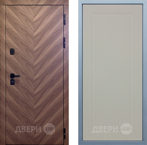 Входная металлическая Дверь Дива МД-98 Н-10 Шампань в Бронницах