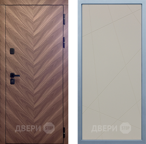 Входная металлическая Дверь Дива МД-98 Д-11 Шампань в Бронницах