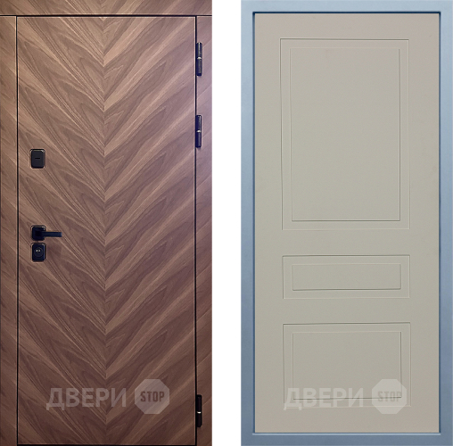 Входная металлическая Дверь Дива МД-98 Н-7 Шампань в Бронницах