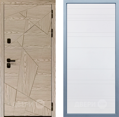 Входная металлическая Дверь Дива МД-97/1 Д-5 Белый в Бронницах