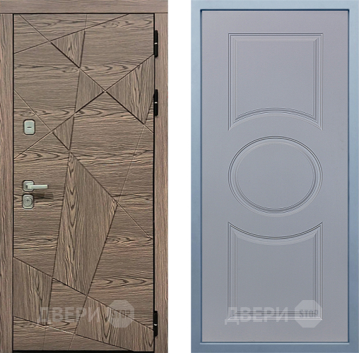 Входная металлическая Дверь Дива МД-97/2 Д-8 Силк Маус в Бронницах