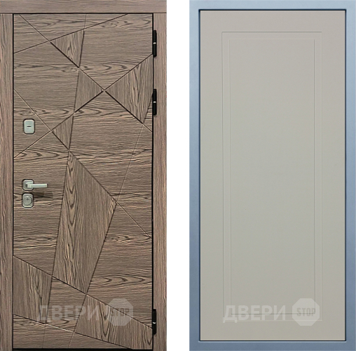 Входная металлическая Дверь Дива МД-97/2 Н-10 Шампань в Бронницах