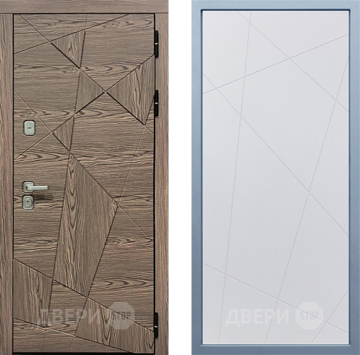 Входная металлическая Дверь Дива МД-97/2 Д-11 Белый в Бронницах